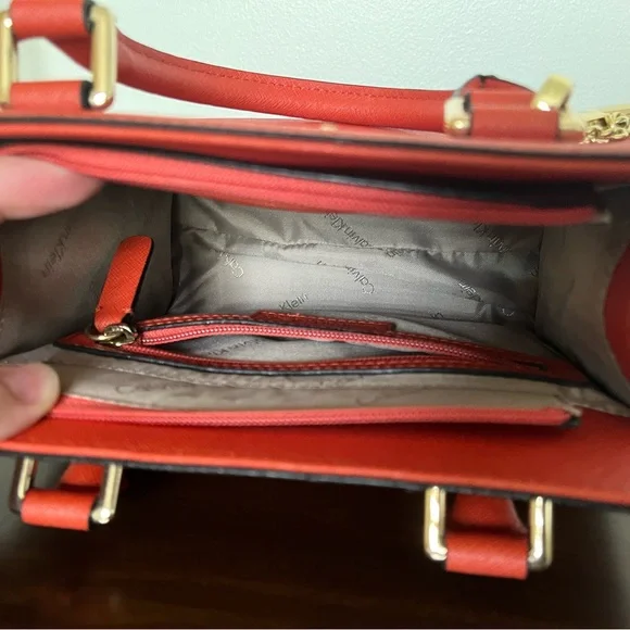 Orange Calvin Klein Handbag - Picture 7 of 9